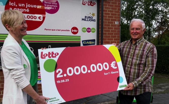 Lotto : 2 millions d'euros remportés à Biesme