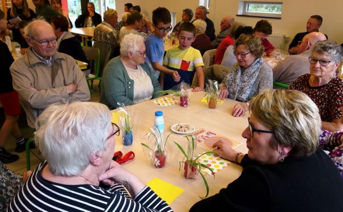 Doische - Un goûter intergénérationnel pour la journée des aînés