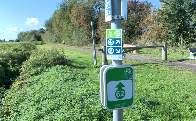 Sombreffe  pionnière pour le réseau points noeuds pédestres !